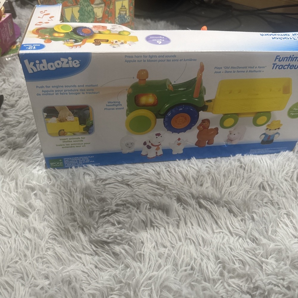 Kidoozie Funtime Tractor For ages 1+ New in Box - Picture 4 of 6